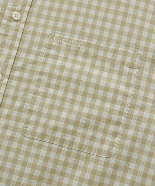 CHECK SHIRT #SANA同款！ - 3 COLORS BEIGE