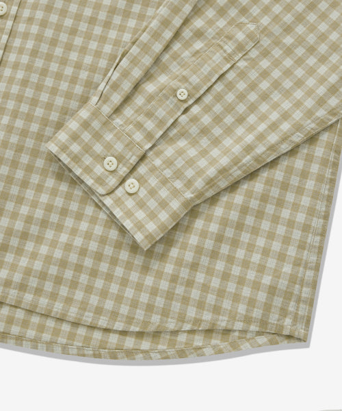 CHECK SHIRT #SANA同款！ - 3 COLORS BEIGE