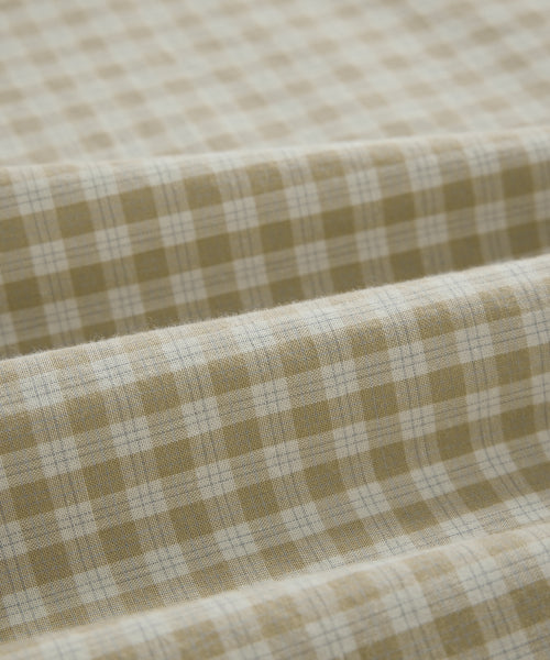 CHECK SHIRT #SANA同款！ - 3 COLORS BEIGE