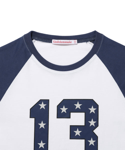 KING NUMBER LOGO LS TEE - 2 COLORS BLUE