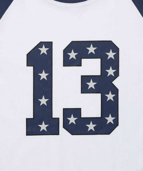 KING NUMBER LOGO LS TEE - 2 COLORS BLUE
