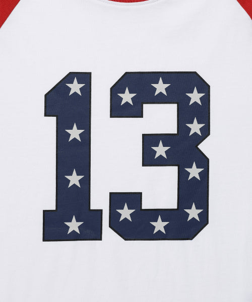 KING NUMBER LOGO LS TEE - 2 COLORS RED