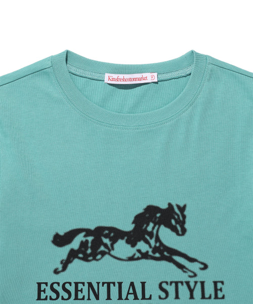 ESSENTIAL HORSE LS TEE - 3 COLORS MINT