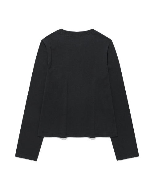 ESSENTIAL HORSE LS TEE - 3 COLORS CHARCOAL