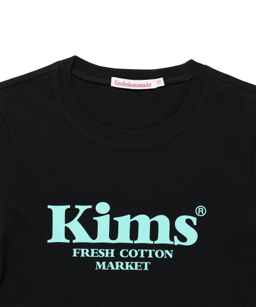 KIMS BAM LOGO LS TEE WHITE - 5 COLORS MINT