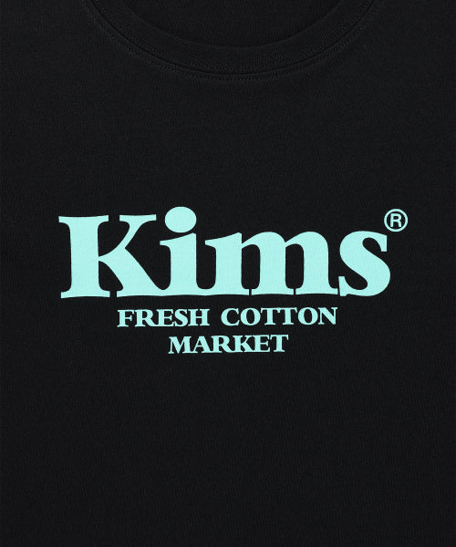 KIMS BAM LOGO LS TEE WHITE - 5 COLORS MINT