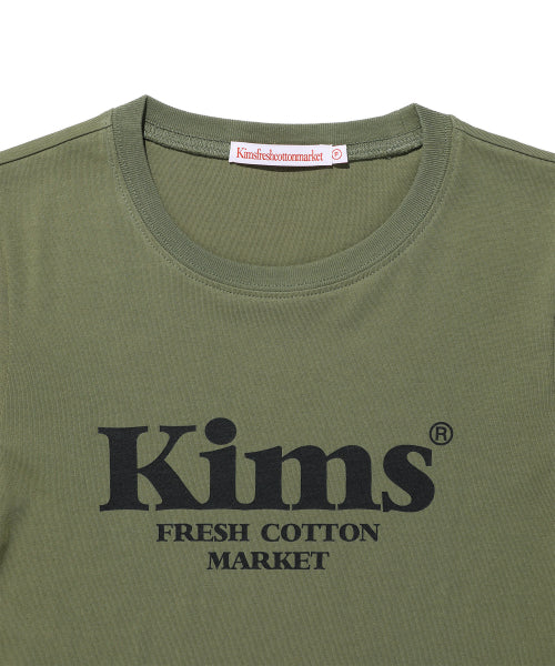 KIMS BAM LOGO LS TEE BLACK - 5 COLORS KHAKI