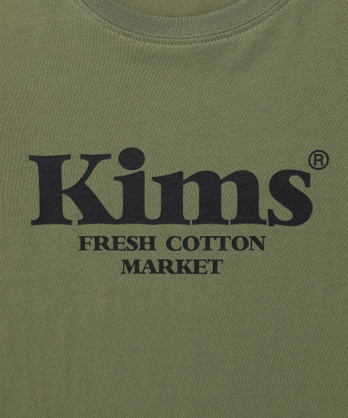 KIMS BAM LOGO LS TEE WHITE - 5 COLORS KHAKI