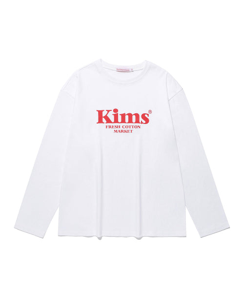 KIMS BAM LOGO LS TEE BLACK - 5 COLORS RED