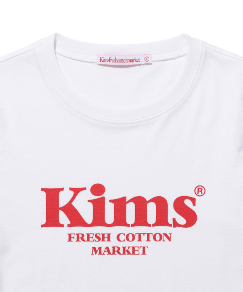 KIMS BAM LOGO LS TEE WHITE - 5 COLORS RED