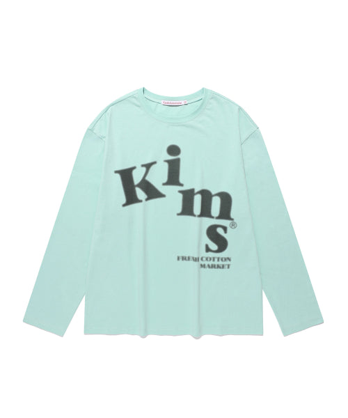 MESSY ALPHA LOGO LS TEE - 4 COLORS MINT