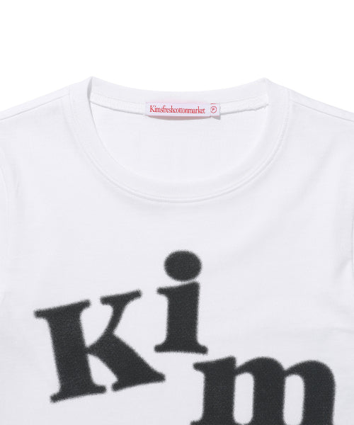 MESSY ALPHA LOGO LS TEE - 4 COLORS WHITE