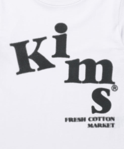 MESSY ALPHA LOGO LS TEE - 4 COLORS WHITE