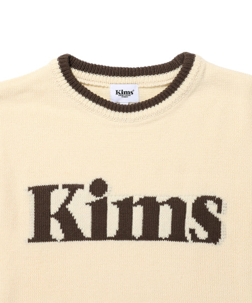 KIMS BAM LOGO SWEATER - 2 COLORS IVORY