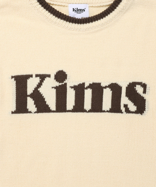 KIMS BAM LOGO SWEATER - 2 COLORS IVORY