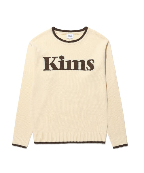 KIMS BAM LOGO SWEATER - 2 COLORS IVORY