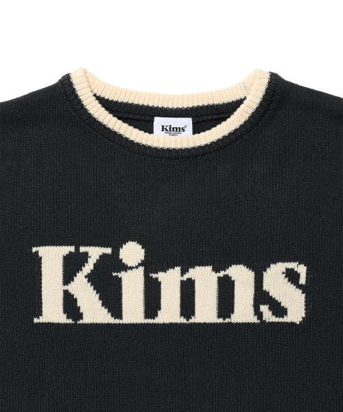 KIMS BAM LOGO SWEATER - 2 COLORS CHARCOAL
