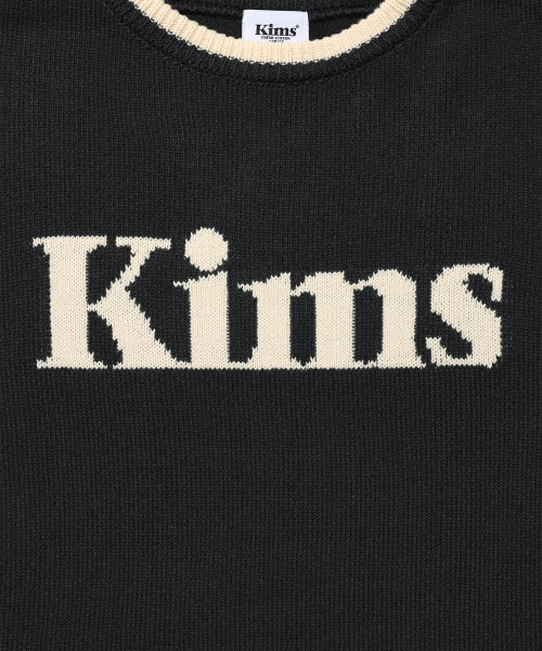 KIMS BAM LOGO SWEATER - 2 COLORS CHARCOAL