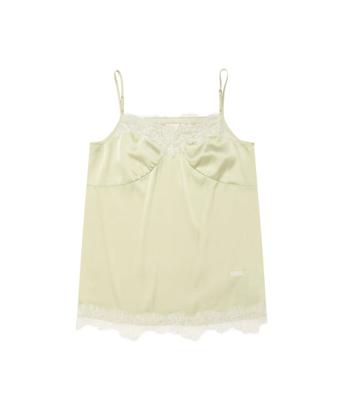 WOMAN LACE SLEEVELESS TOP #SANA同款！ GREEN