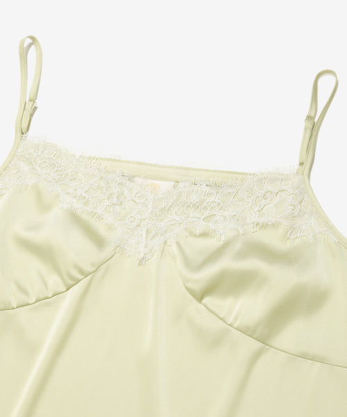 WOMAN LACE SLEEVELESS TOP #SANA同款！ GREEN