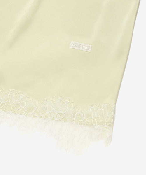 WOMAN LACE SLEEVELESS TOP #SANA同款！ GREEN