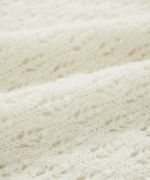 WOMAN LAYERED KNIT SKIRT #SANA同款！ - 2 COLORS IVORY
