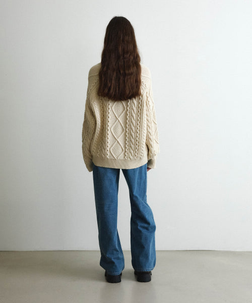 WOMAN LOOSE STRAIGHT DENIM PANTS #SANA同款！ - 2 COLORS BLUE