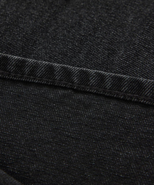WOMAN LOOSE STRAIGHT DENIM PANTS #SANA同款！ - 2 COLORS BLACK