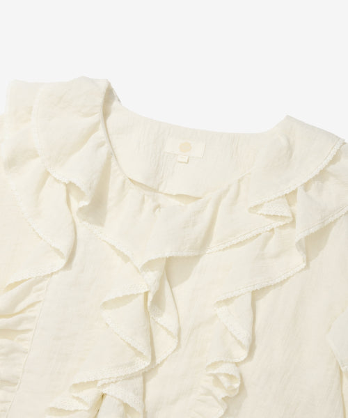 WOMAN LACE BLOUSE #SANA同款！ IVORY