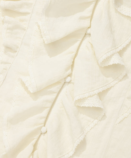 WOMAN LACE BLOUSE #SANA同款！ IVORY