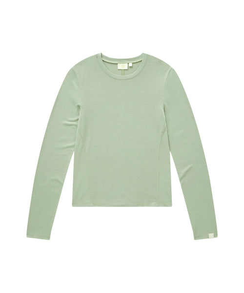 WOMAN LAYERED LONG SLEEVE #SANA同款！ - 2 COLORS GREEN