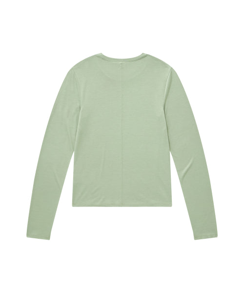 WOMAN LAYERED LONG SLEEVE #SANA同款！ - 2 COLORS GREEN