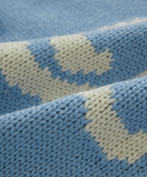 WOMAN WOOL BLEND COWICHAN CARDIGAN #SANA同款！ - 2 COLORS SKY BLUE