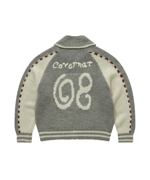 WOMAN WOOL BLEND COWICHAN CARDIGAN #SANA同款！ - 2 COLORS GREY