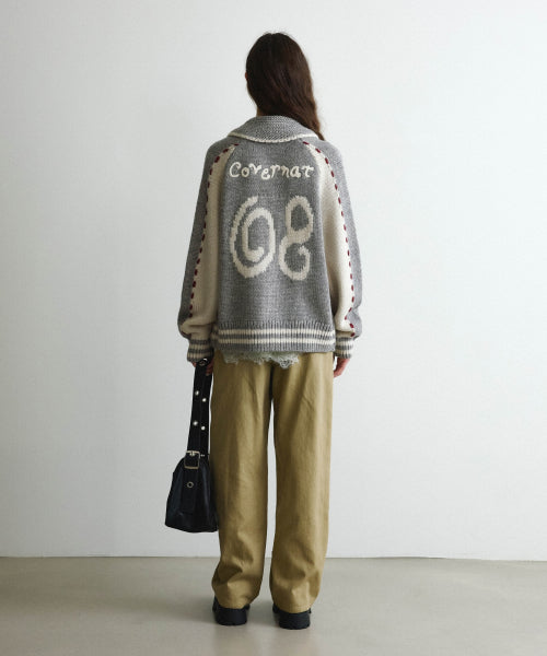 WOMAN WOOL BLEND COWICHAN CARDIGAN #SANA同款！ - 2 COLORS GREY