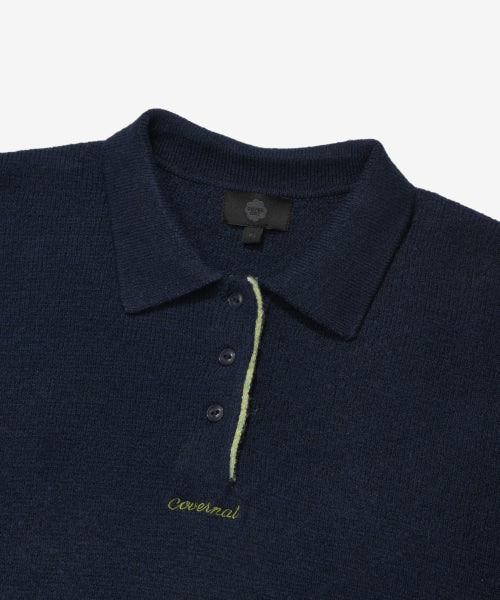 WOMAN HAIRY COLLAR KNIT #SANA同款！ - 2 COLORS NAVY