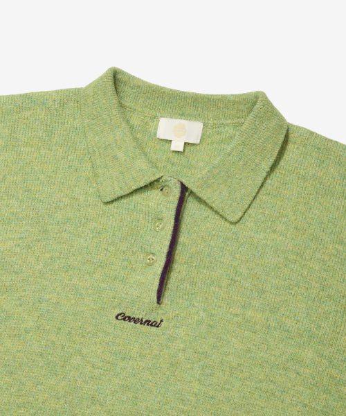 WOMAN HAIRY COLLAR KNIT #SANA同款！ - 2 COLORS GREEN