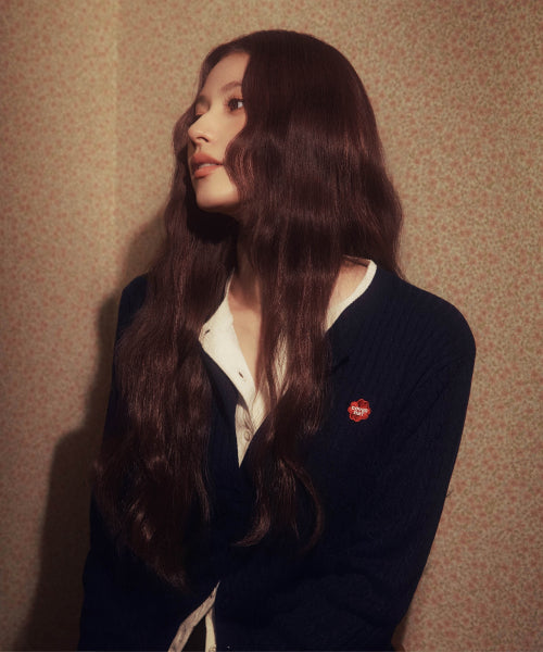 WOMAN CLOVER HEART CABLE CARDIGAN #SANA同款！ - 5 COLORS CREAM