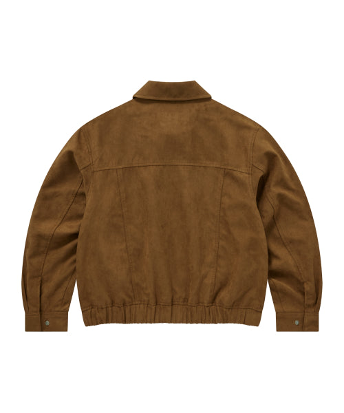 WOMAN SUEDE JACKET #SANA同款！ - 2 COLORS CAMEL