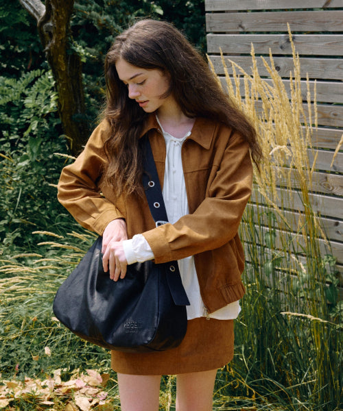 WOMAN SUEDE JACKET #SANA同款！ - 2 COLORS CAMEL
