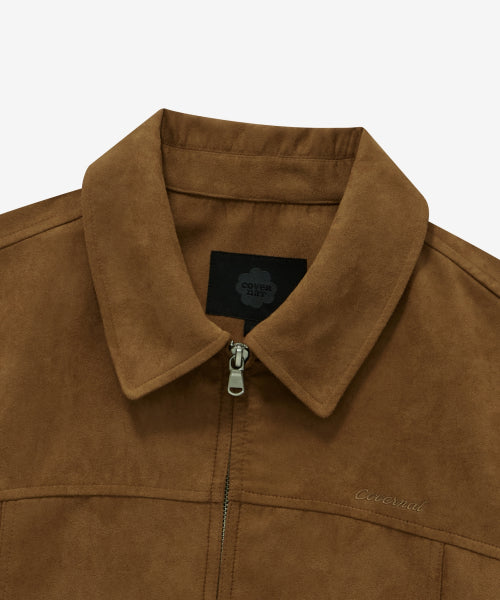 WOMAN SUEDE JACKET #SANA同款！ - 2 COLORS CAMEL