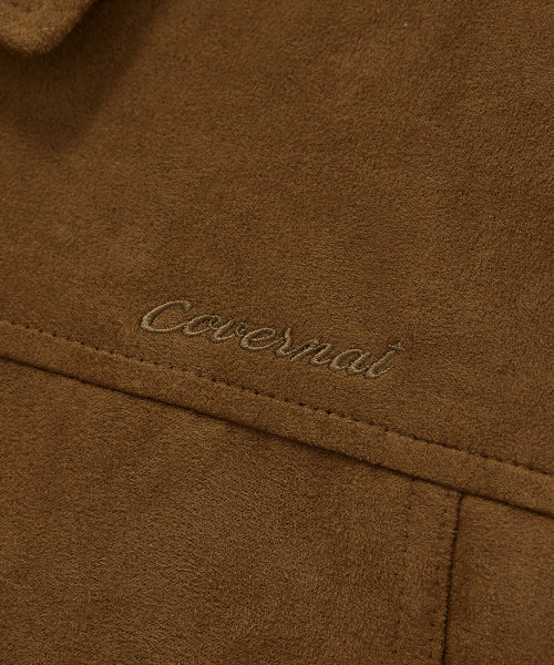 WOMAN SUEDE JACKET #SANA同款！ - 2 COLORS CAMEL