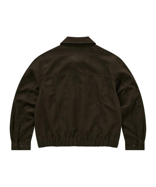 WOMAN SUEDE JACKET #SANA同款！ - 2 COLORS BROWN