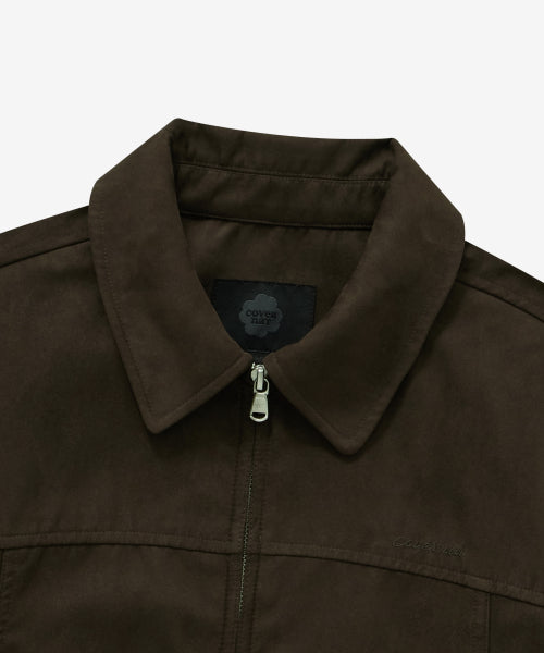 WOMAN SUEDE JACKET #SANA同款！ - 2 COLORS BROWN