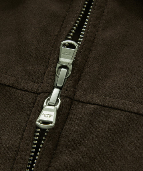WOMAN SUEDE JACKET #SANA同款！ - 2 COLORS BROWN