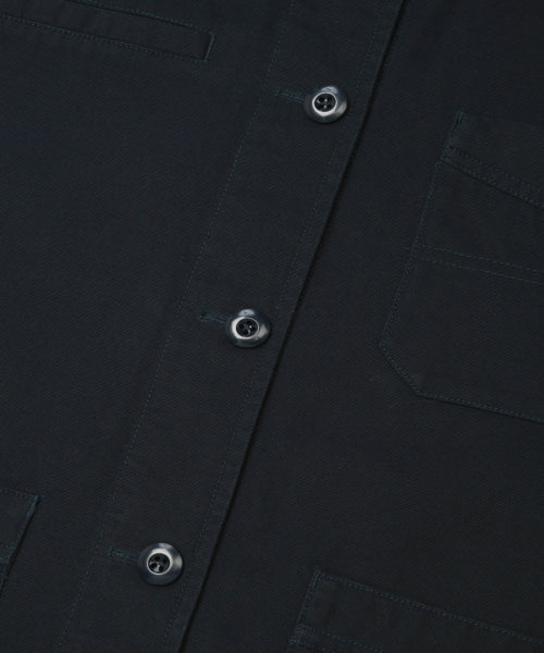 WOMAN COTTON EMBROIDERY WORK JACKET #SANA同款！ NAVY