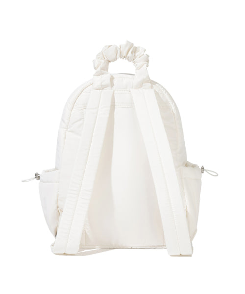 WOMAN SHIRRING MINI BACKPACK #SANA同款！ - 3 COLORS IVORY