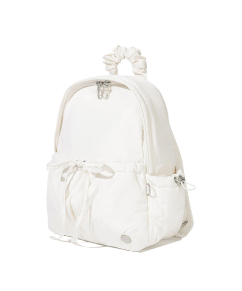 WOMAN SHIRRING MINI BACKPACK #SANA同款！ - 3 COLORS IVORY