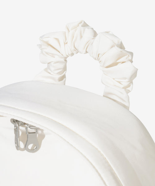 WOMAN SHIRRING MINI BACKPACK #SANA同款！ - 3 COLORS IVORY