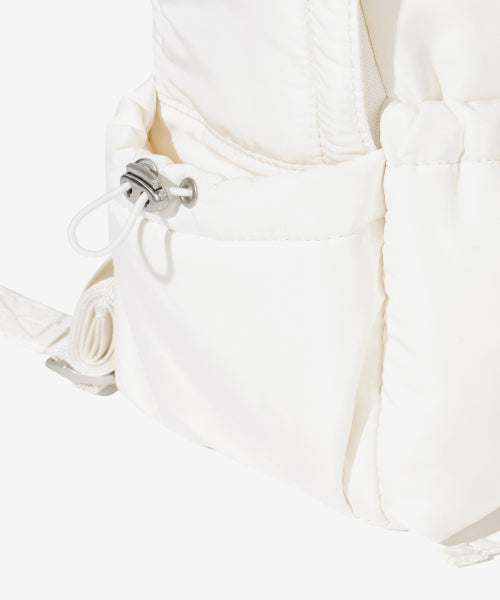 WOMAN SHIRRING MINI BACKPACK #SANA同款！ - 3 COLORS IVORY